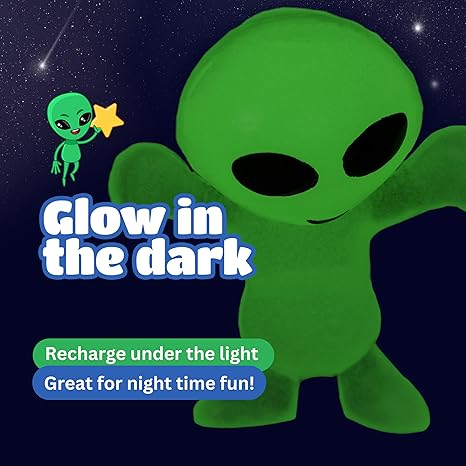 SSHS-101. 1" glow in the dark alien