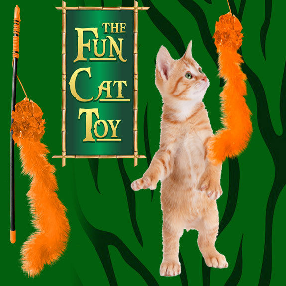 SSHS-406. cat wand toy - orange