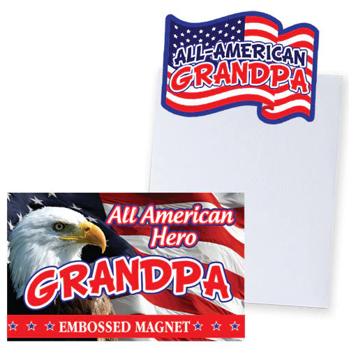 SSHS-308. Grandpa - All American Hero magnet