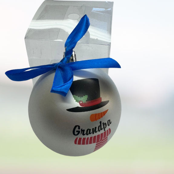 SSHS-508. Grandpa snowman ornament