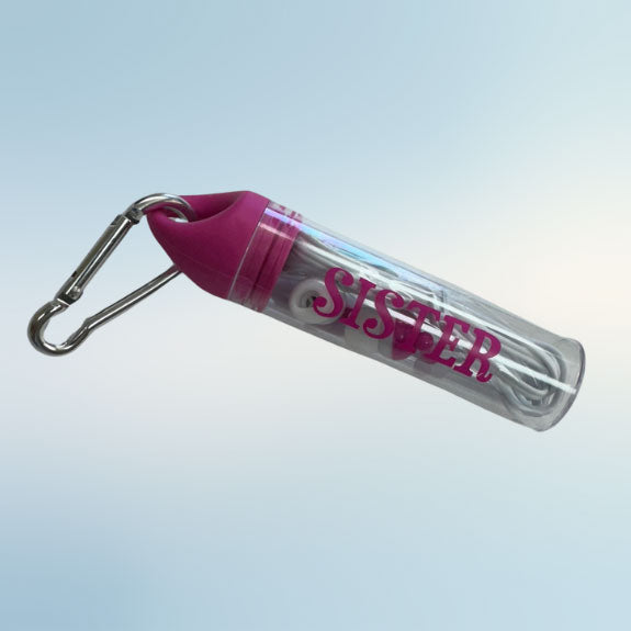 SSHS-505. Sister carabiner clip with earbuds