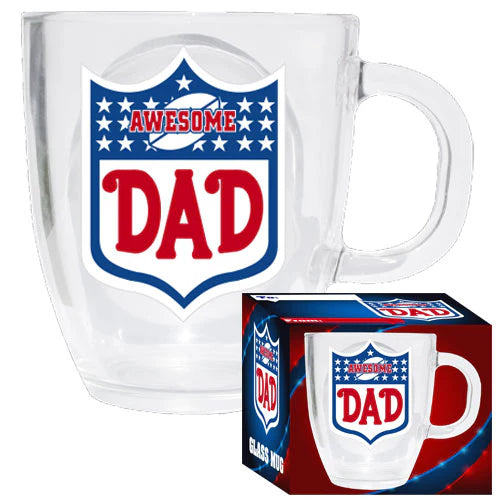 SSHS-703. Awesome Dad football theme glass mug