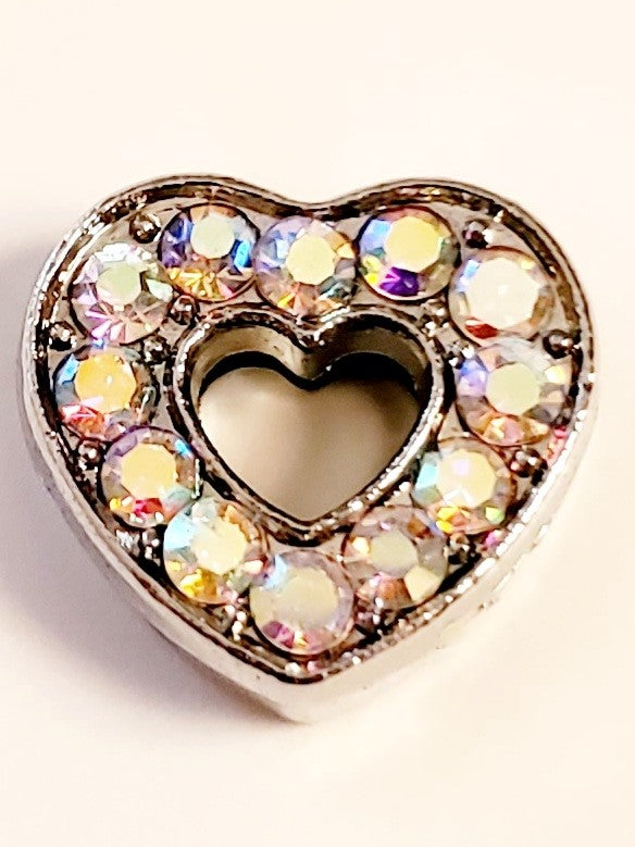 ZZZ - 501 - iridescent heart charm