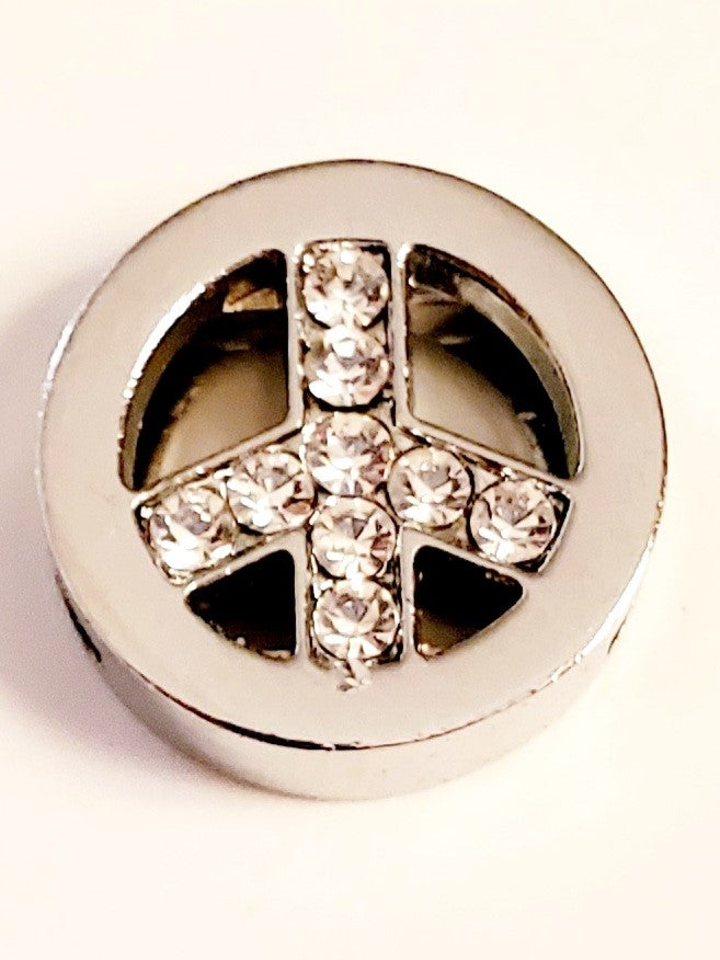 ZZZ - 404 - peace sign charm