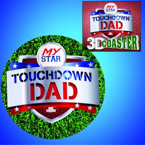 SSHS-106.  My Star Touchdown Dad - 3D coaster