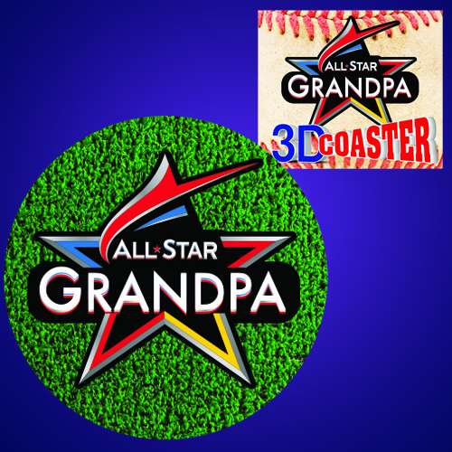 SSHS-107.  All Star Grandpa - 3D coaster