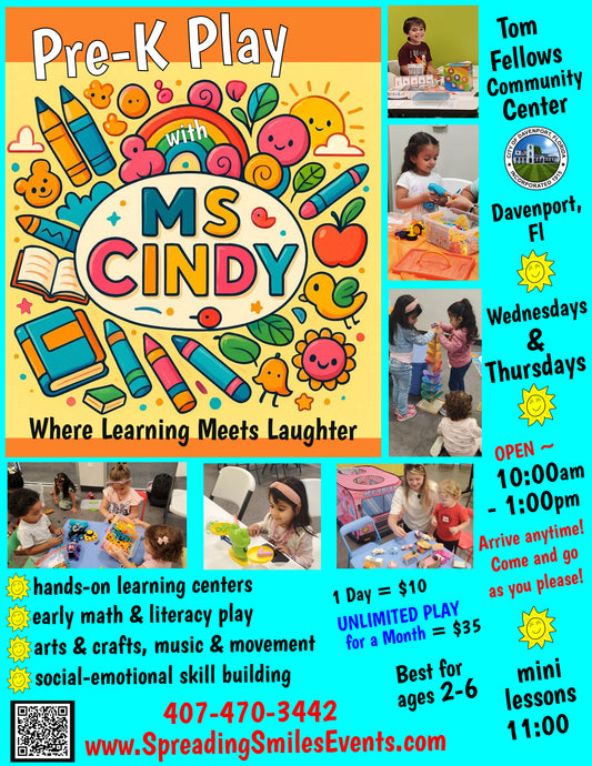 Pre-K Play with Ms. Cindy