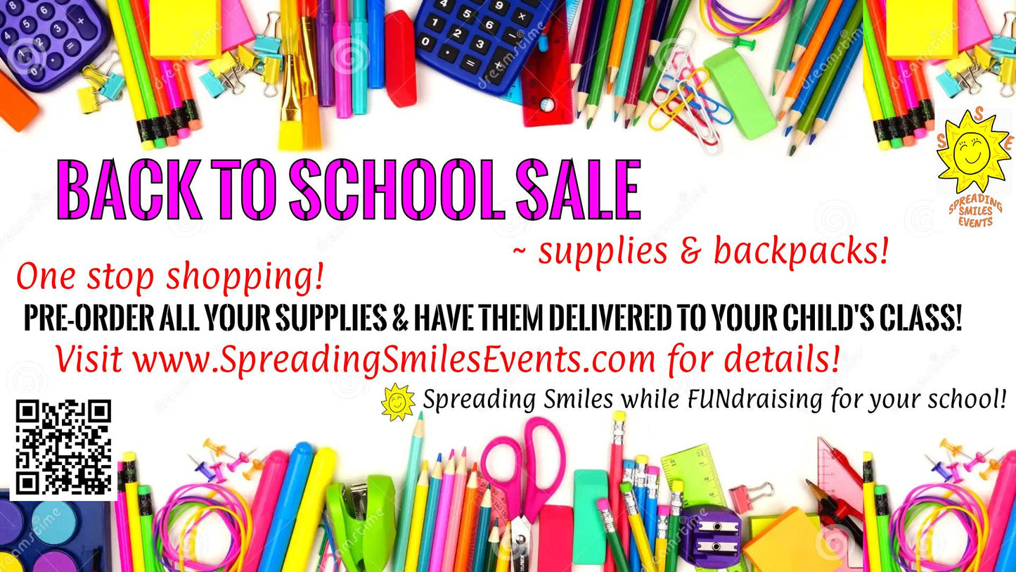 Back to School Supplies for Horizons Elementary