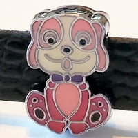 203 - pink dog charm