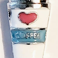 414 - coffee cup charm