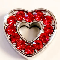 502 - red heart charm