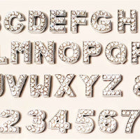 101 +.  gem letters & numbers charms  ~  A-Z  & #  0-9